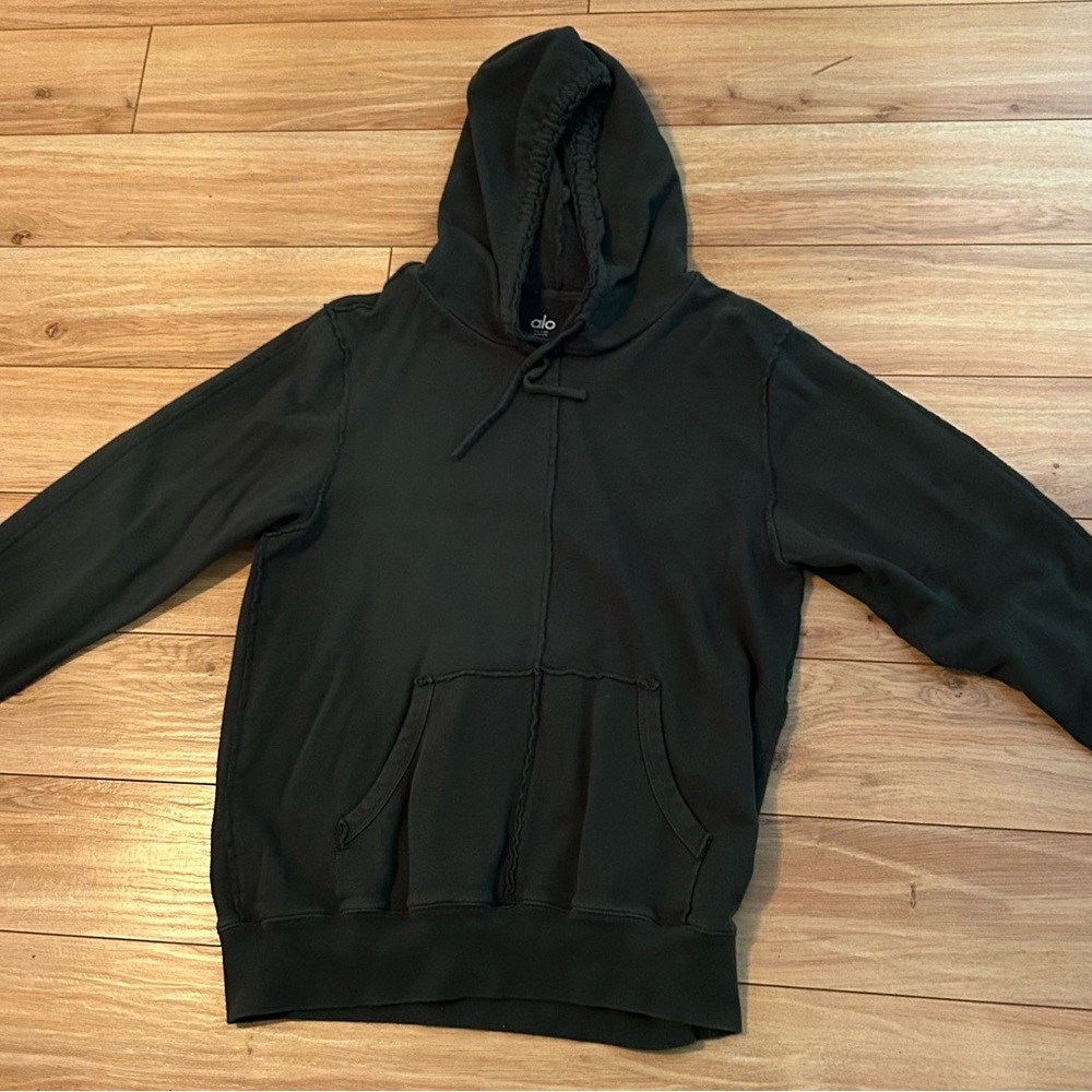 ALO Yoga Men's Dark Green Hoodie